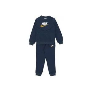 Nike Sportkleding Trainingspak Set Armory Navy/Wit , Blue , Heren , Maat: XL