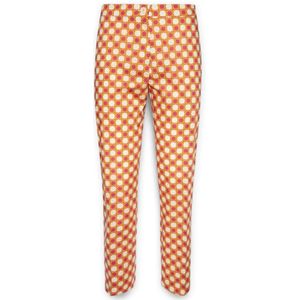 Elena Mirò, Dames, Broeken, Veelkleurig, Maat: 5XL Katoen,