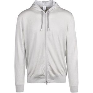 Eleventy, Heren, Truien, Grijs, Maat: 2XL Zijde,