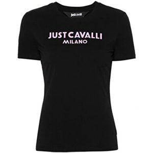 Just Cavalli, Dames, Tops, Zwart, Maat: XL