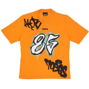 Disclaimer, Heren, Tops, Oranje, Maat: M Katoen,