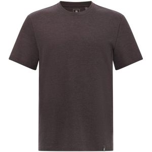 Boggi Milano - Shirt - Donkerbruin - Kwartmouw - Normale Pasvorm