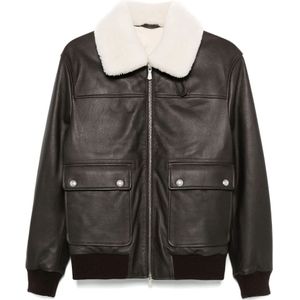 Eleventy, Heren, Jassen, Bruin, Maat: XL