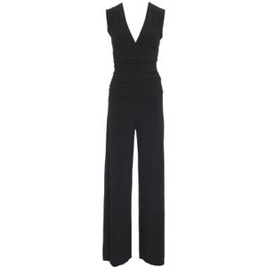 Norma Kamali, Dames, Jumpsuits & Playsuits, Zwart, Maat: M