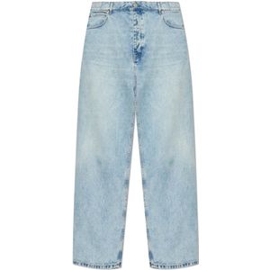 Balenciaga, unisex, Jeans, Blauw, Maat: S Katoen,