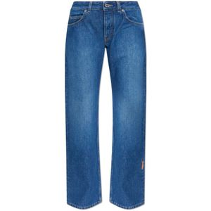 Off White, Dames, Jeans, Blauw, Maat: W25 Katoen,