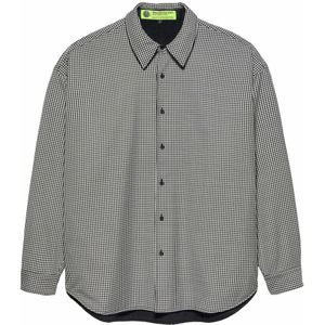 New Amsterdam Surf Association, Heren, Overhemden, Grijs, Maat: L Katoen,