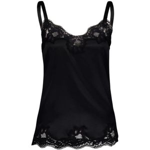 Dolce & Gabbana, Dames, Tops, Zwart, Maat: L Zijde,