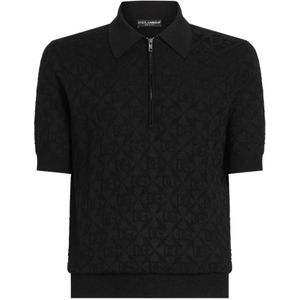 Dolce & Gabbana, Heren, Tops, Zwart, Maat: M