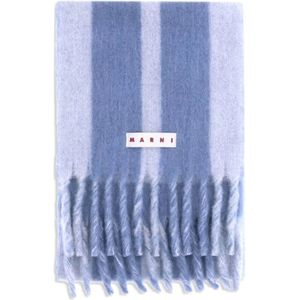 Marni, Heren, Accessoires, Blauw, Maat: ONE Size Wol,