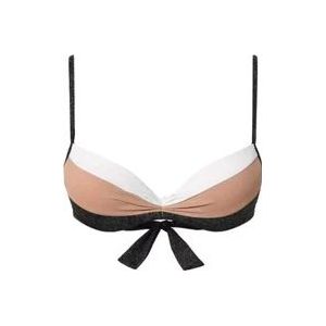 Twinset Lurex Color Block Push-Up Bikini Set , Multicolor , Dames , Maat: L