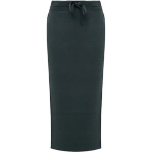 PINKO - Pantelleria - Kokerrok - Donkergroen/Rosa - 7/8 Lengte