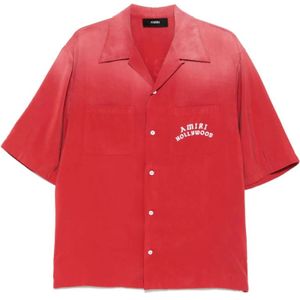 Amiri, Heren, Overhemden, Rood, Maat: L