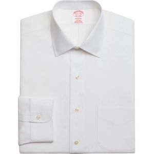 Brooks Brothers, Heren, Overhemden, Wit, Maat: XL Katoen,