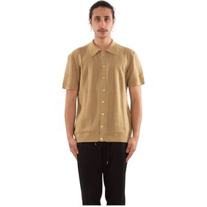 Daniele Fiesoli, Heren, Tops, Bruin, Maat: XL