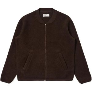 Universal Works, Heren, Jassen, Bruin, Maat: M Fleece,