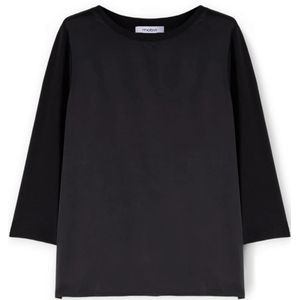 Motivi, Dames, Tops, Zwart, Maat: XS Katoen,