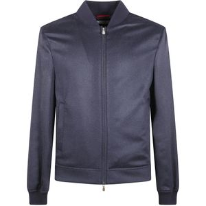 Brunello Cucinelli, Heren, Sweatshirts & Hoodies, Blauw, Maat: M