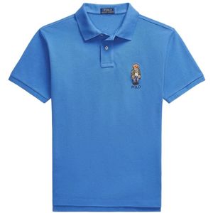 Polo Ralph Lauren - Polo Shirt - Blauw - 100% Katoen - Korte Mouwen