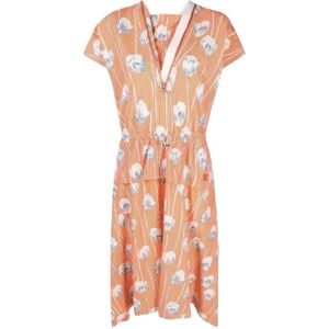 Kenzo, Dames, Jurken, Oranje, Maat: XS Katoen,
