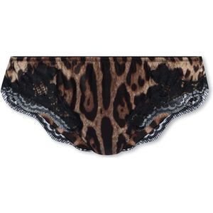 Dolce & Gabbana, Dames, Ondergoed, Bruin, Maat: XS Katoen,