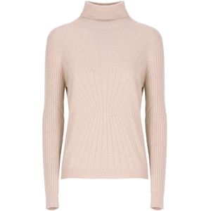 D.Exterior, Dames, Truien, Beige, Maat: S Kasjmier,
