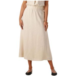 Object, Dames, Rokken, Beige, Maat: M Viscose,