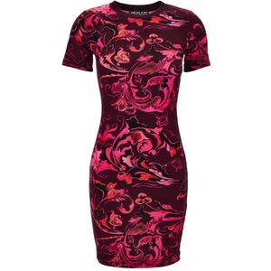 Versace, Dames, Jurken, Paars, Maat: S