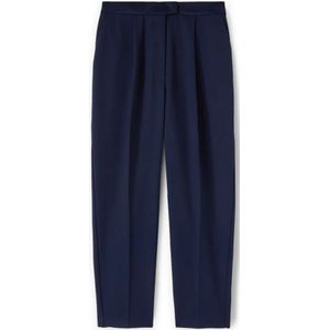 Motivi, Dames, Broeken, Blauw, Maat: 2XS Satijn,