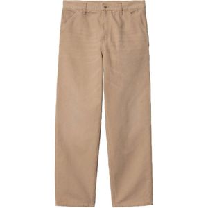 Carhartt Wip, Heren, Broeken, Beige, Maat: W28 Katoen,