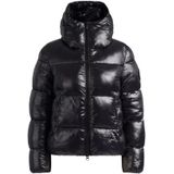 Save The Duck - Coats - Zwart - Donsjack - Dames - Volledige Ritssluiting - Capuchon