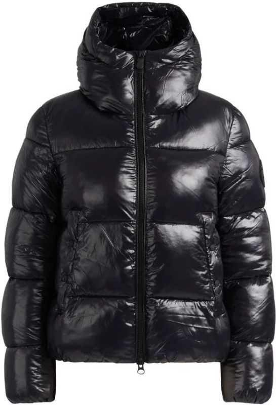 Save The Duck - Coats - Zwart - Donsjack - Dames - Volledige Ritssluiting - Capuchon