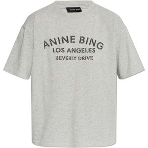 Anine Bing, Dames, Tops, Grijs, Maat: S