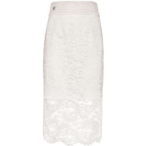 Philipp Plein, Dames, Rokken, Beige, Maat: M Poliester,