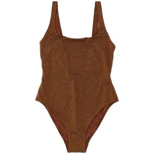 MC2 Saint Barth, Dames, Badkleding, Bruin, Maat: S Polyamide,