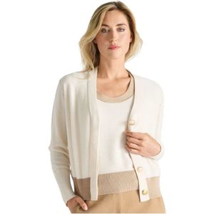 Marie Méro, Dames, Truien, Beige, Maat: S Wol,