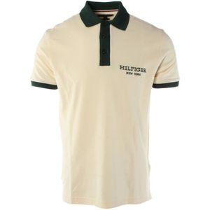 Tommy Hilfiger, Heren, Tops, Beige, Maat: M Katoen,