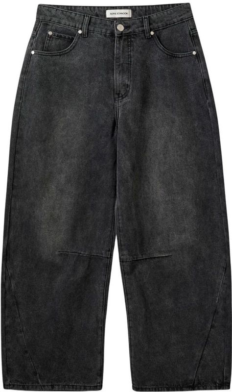 Sofie Schnoor, Dames, Jeans, Zwart, Maat: XS Katoen,