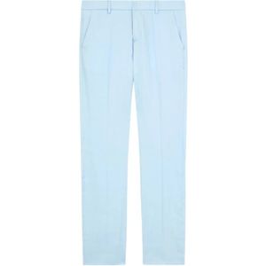 Dondup, Dames, Broeken, Blauw, Maat: W26 Linnen,