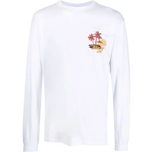 Blue Sky Inn, Heren, Tops, Wit, Maat: L Katoen,