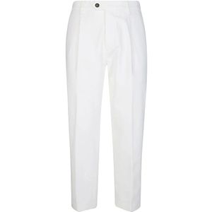 Eleventy, Heren, Broeken, Wit, Maat: W29 Katoen,
