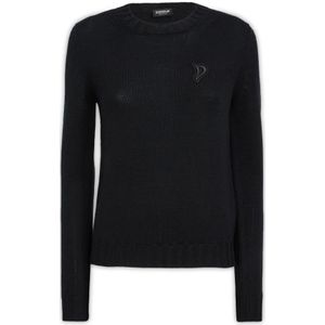 Dondup, Dames, Truien, Zwart, Maat: S