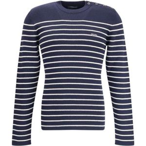 Prada, Heren, Truien, Blauw, Maat: S Wol,