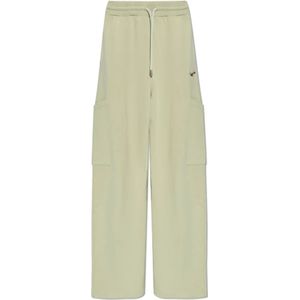 Off White, Dames, Broeken, Groen, Maat: L Katoen,
