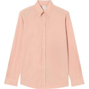 Brooks Brothers, Heren, Overhemden, Rood, Maat: L Katoen,