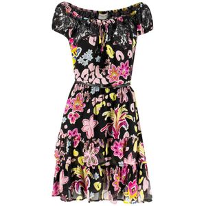 Ermanno Scervino, Dames, Jurken, Veelkleurig, Maat: XS