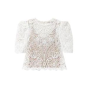 Twinset Blouses , White , Dames , Maat: S