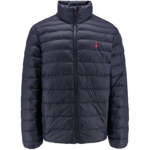 Polo Ralph Lauren, Heren, Jassen, Blauw, Maat: L Nylon,