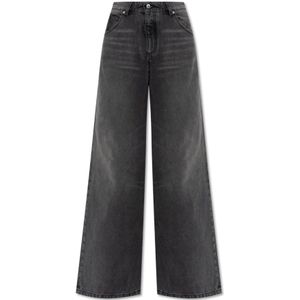 Blumarine, Dames, Jeans, Grijs, Maat: XS Katoen,