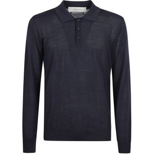 Golden Goose, Heren, Tops, Blauw, Maat: L Wol,